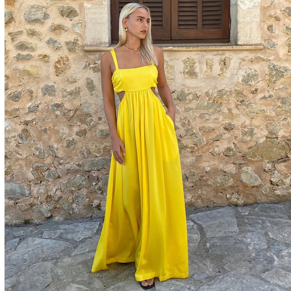 HANSEN & GRETEL IMAN DRESS IN SUNFLOWER size S